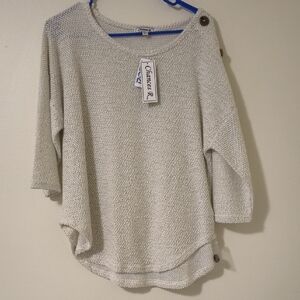 Cozy Cream Sweater by Chaus
